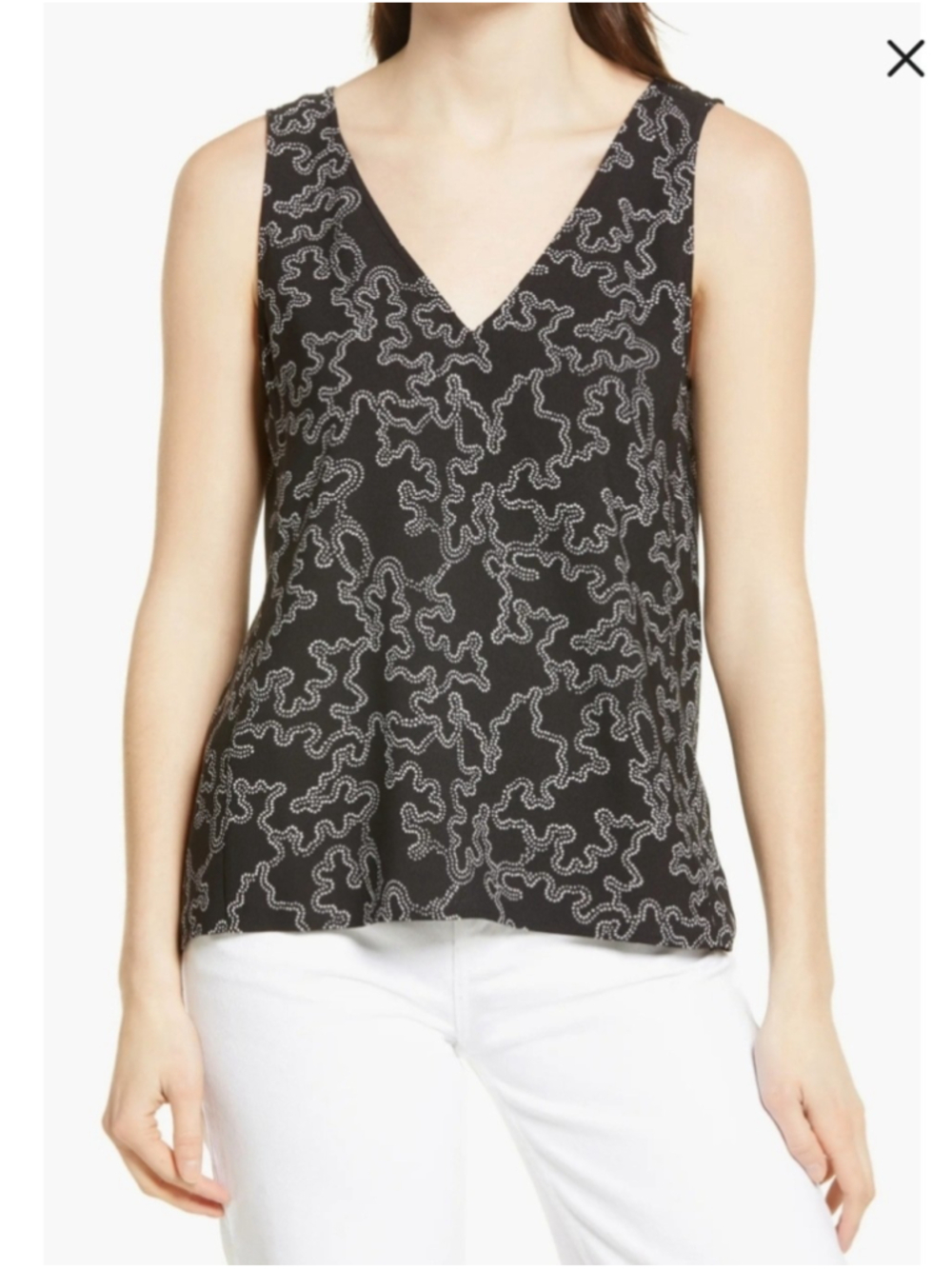 Nordstrom V - Neck Tank Top Size Medium